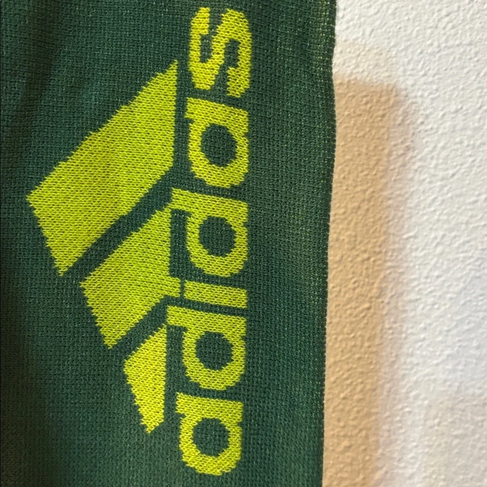 Adidas Portland Timbers Green and Gray Striped Scarf